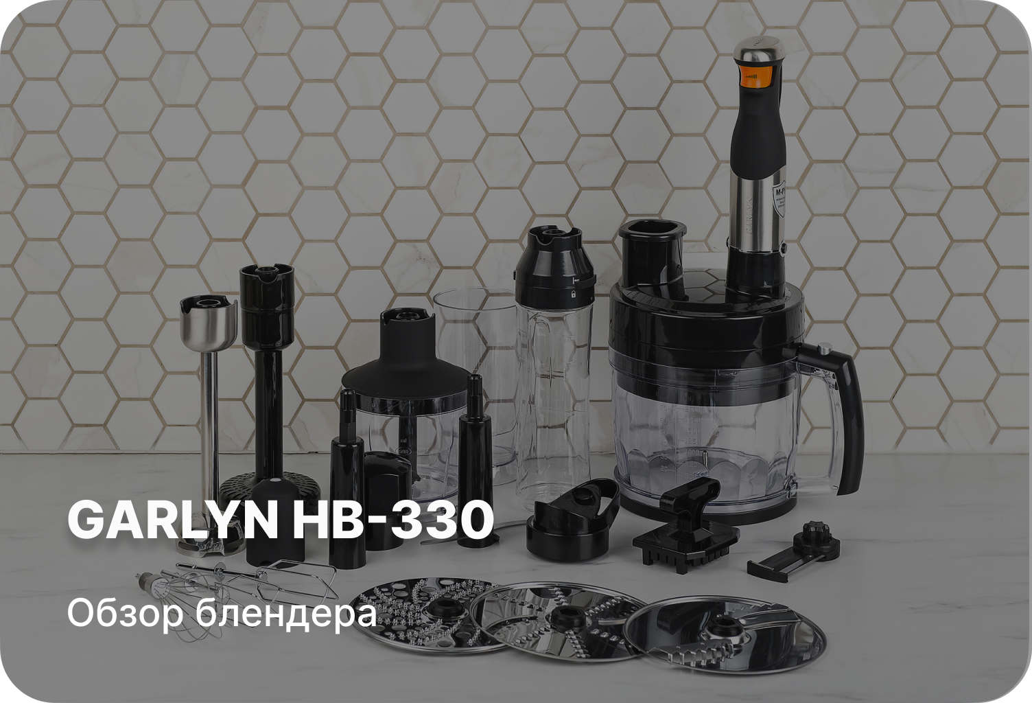 Обзор блендера GARLYN HB-330